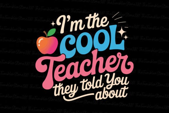Cool Teacher SVG: Graphics for Crafts