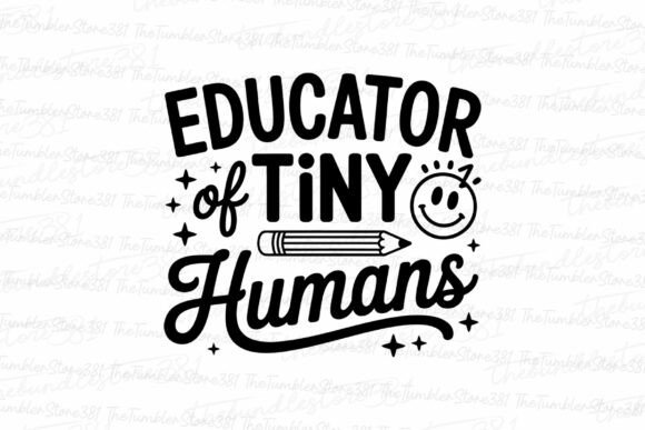 Educator Tiny Human SVG: Graphics for Crafts