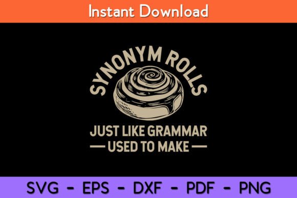 Funny Synonym Rolls: Graphics for Crafts