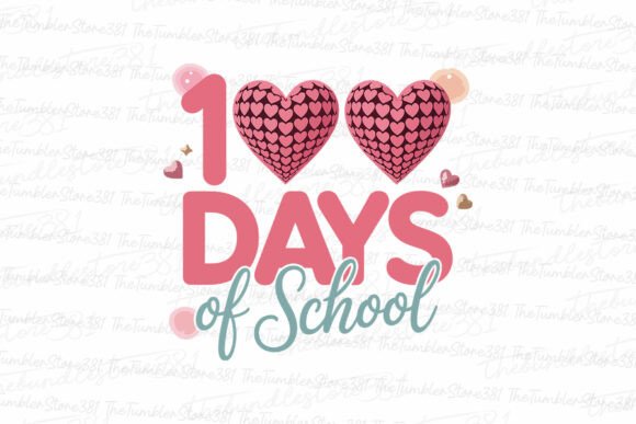 Graphics for Crafts: 100 Days of School Svg