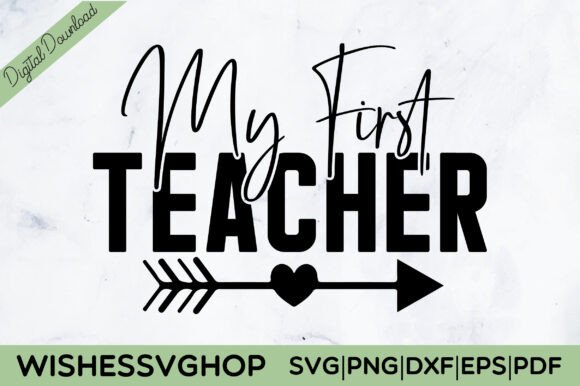 Reviewing My First Teacher SVG PNG for Embroidery