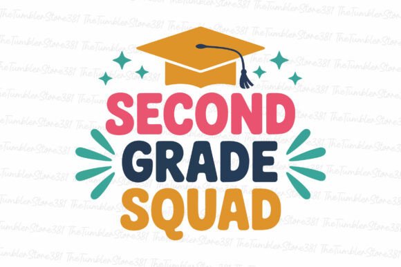 Second Grade Squad SVG: Graphics for Crafts