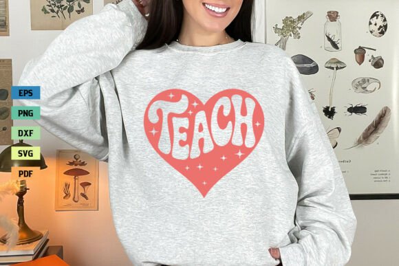Teach Heart SVG: Graphics for Crafts