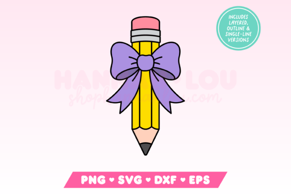 Teacher Pencil SVG: Coquette Crafts & Graphics