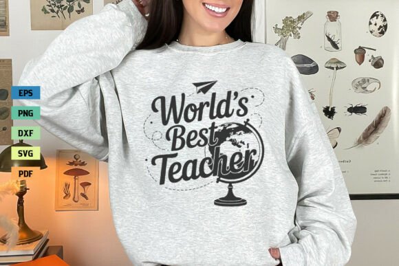 World's Best Teacher SVG: Graphics for Crafts